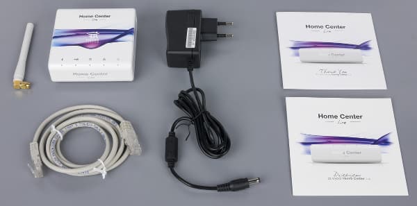 Комплект поставки контроллера Fibaro Home Center Lite Комплект поставки контроллера Fibaro Home Center Lite